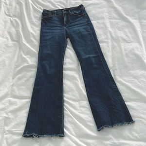 Like New Just Black Denim Flare Jeans
